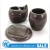 Import Bathroom Set 4PCS Black Resin Bath Sets and Accessories from China