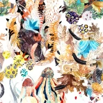 Beautiful design digital printed polyester voile fabric for scarf