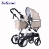 Belecoo hot sale baby car seat carriage 3 in 1 multi-functional baby stroller with Baby carry basket EN1888/ASTM
