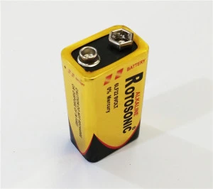 Best Quality Portable 9V 6lr61 Super Alkaline Battery with CE/SGS/ROHS/REACH/ISO9001