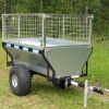 Best Sale Double Wheel ATV Trailer With Iron Fence
