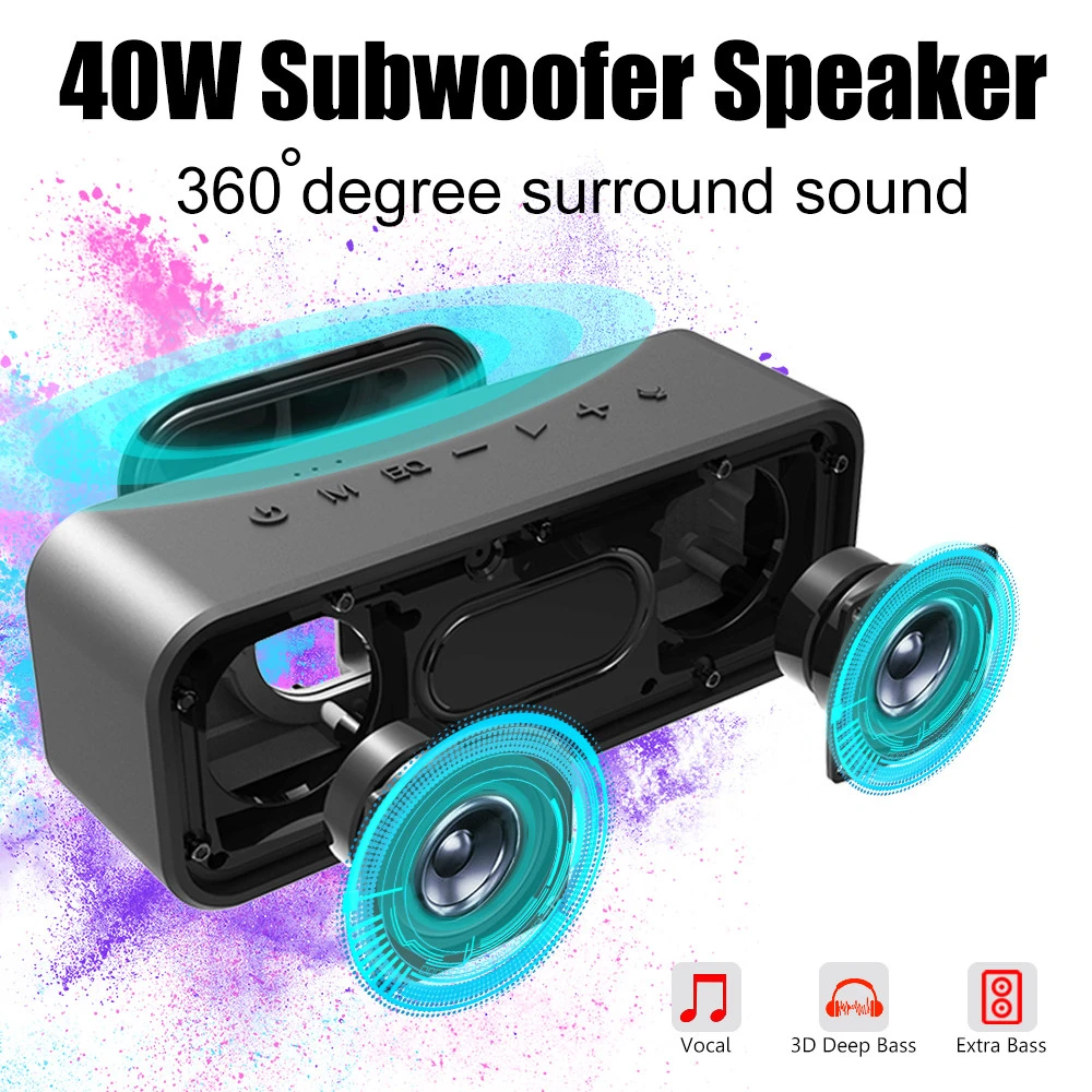 Big Sound Woofer Cheap Computer Speakers Type C Mini Plastic Sound Box