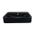 Import Black Artificial Stone Resin Acrylic Bathroom Cabinet Top Wash Basin Vanity Vessel Sink from China