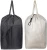 Import black color polyester laundry bag storage drawstring bag for daily use from China