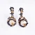Import Black Gold Plated 925 Sterl Silver Earring Baroque Pearl Earring from China