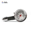 black manifold DIAL mental zinc Tire Pressure Gauges /bicycle tire pressure gauge