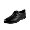 Black New Pattern Real Leather PU Lining Fashion Formal Occasion Comfortable Durable Non-Slip Fancy Mens Suit Men Shoes Leather