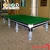 Import Black slates 12ft snooker billiard pool table solid wood with steel cushion from China
