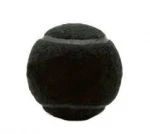 black tennis balls