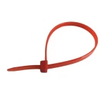 Black White cord strap Nylon Plastic Cable Ties