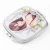Import Blank Arc-square Metal Custom Logo Pocket Mirrors Gifts Sublimation Compact Mirror with Aluminum Plate from China