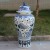 Import Blue and White Porcelain 110cm Large Size Algal Pattern Storage Pot Ceramic Temple Ginger Jars from China