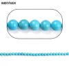 Blue color jewellery accessories turquoise stone beads fashion loose gemstone for bracelet necklace jewelry making