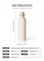 Bpa Free Custom Logo Sports Bicycle  Aluminium Water Bottle