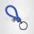 Braided car Leather Key-Chains Keyring Handbags Charms Deluxe Key Holder Leather with Metal zinc alloy ring