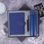 Import Branded Logo Blue  Notebook Gift Set with Bottle for Corporate Gift from China