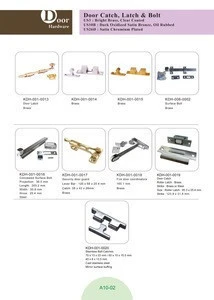 Brass door hardware accessories of door coordinators