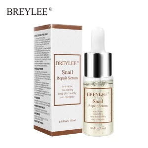 BREYLEE 15ML Anti Acne Skin Care Repair Nourishing Whitening Snail Serum