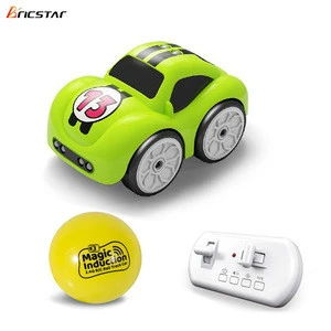 Bricstar Hot selling Avoidance trace auto hand follow ball smart 2.4G magic Intelligent sensor rc controlled car