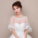 Bridal Wraps Lace Appliques Women's Wedding Dress Accessories Shawl