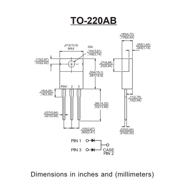 BTA12-600B TRIAC thyristor triac