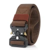 Buckles heavy release outdoor laser OEM manufacturer nylon adjustable military waist custom ceinture wwe nylon belt bulk in belt