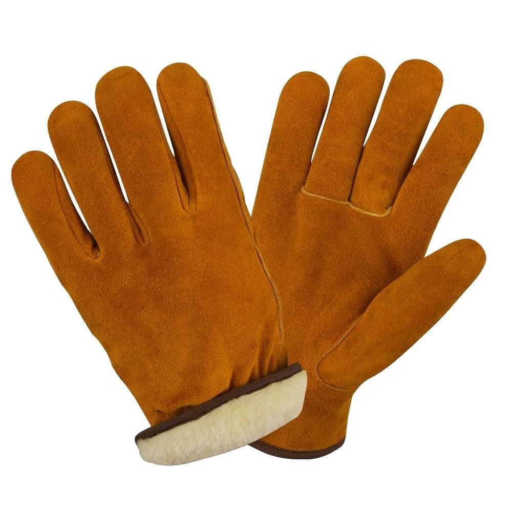 Buffalo Leather Safety Driving Gloves