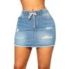 C Clothing Jupe En Jean Para Mujeres Faldas Vaqueras High Waist Y2k Skirt Denim Jeans Skirt For Girls