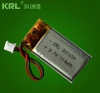 C-E U-L K-C certified lithium polymer battery 110Ahm lipo battery 301630 lithium ion Polymer battery 3.7v