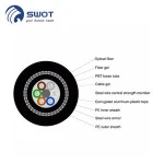 Cable manufacturer outdoor 36 fibers optical cable GYTA33 armored submarine communication cable