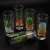 Import Cactus Shot Glasses with Colorful Print for Cinco de Mayo Tequila Fiesta- Set of 5, 2 oz Each from China