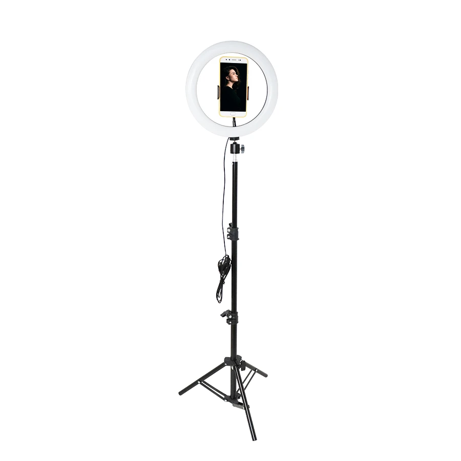 Camera accessories Photographic lighting light 26 CM 10-inch LED Ring Light with phone holder