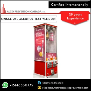 Canada Oriented Wholesaler of Superlative Quality Alcohol Tester Breathalyzer Vending Machine