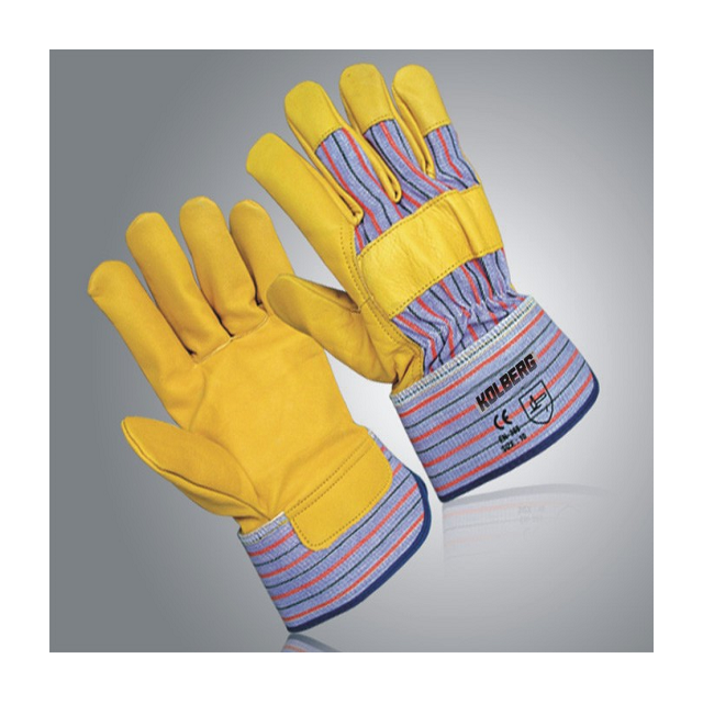 Buy Canadian Rigger Glove Made Of Cow Split Leather Reinforced Cotton ...