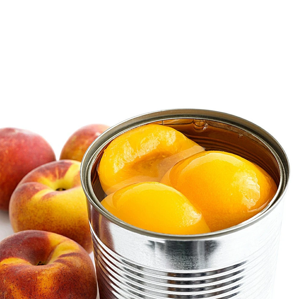 Canned yellow peach halves/slice/dice in light syrup or heavy syrup