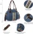 Import Canvas Insulated Rock Style Fabric Bag Shoulder Strap Autumn Geometric Printing Diamond Chain Rivet Letter Leisure Sensation from China