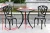 Import Casting aluminum outdoor furniture table garden sets from China
