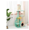 Cat Climbing Frame Pet Supplies Products Cat Nest, Cat Tree Scratching Pillar Hammock Large Cat Jumping Platform, Villa Toy House Toy Condo