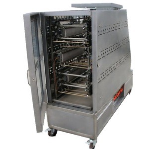 CE Certified Factory Supplying Rotating Rotary bbq Chicken Meat Grill Roasting Machine