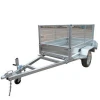CE ISO Certified full welded single axle box truck trailer
