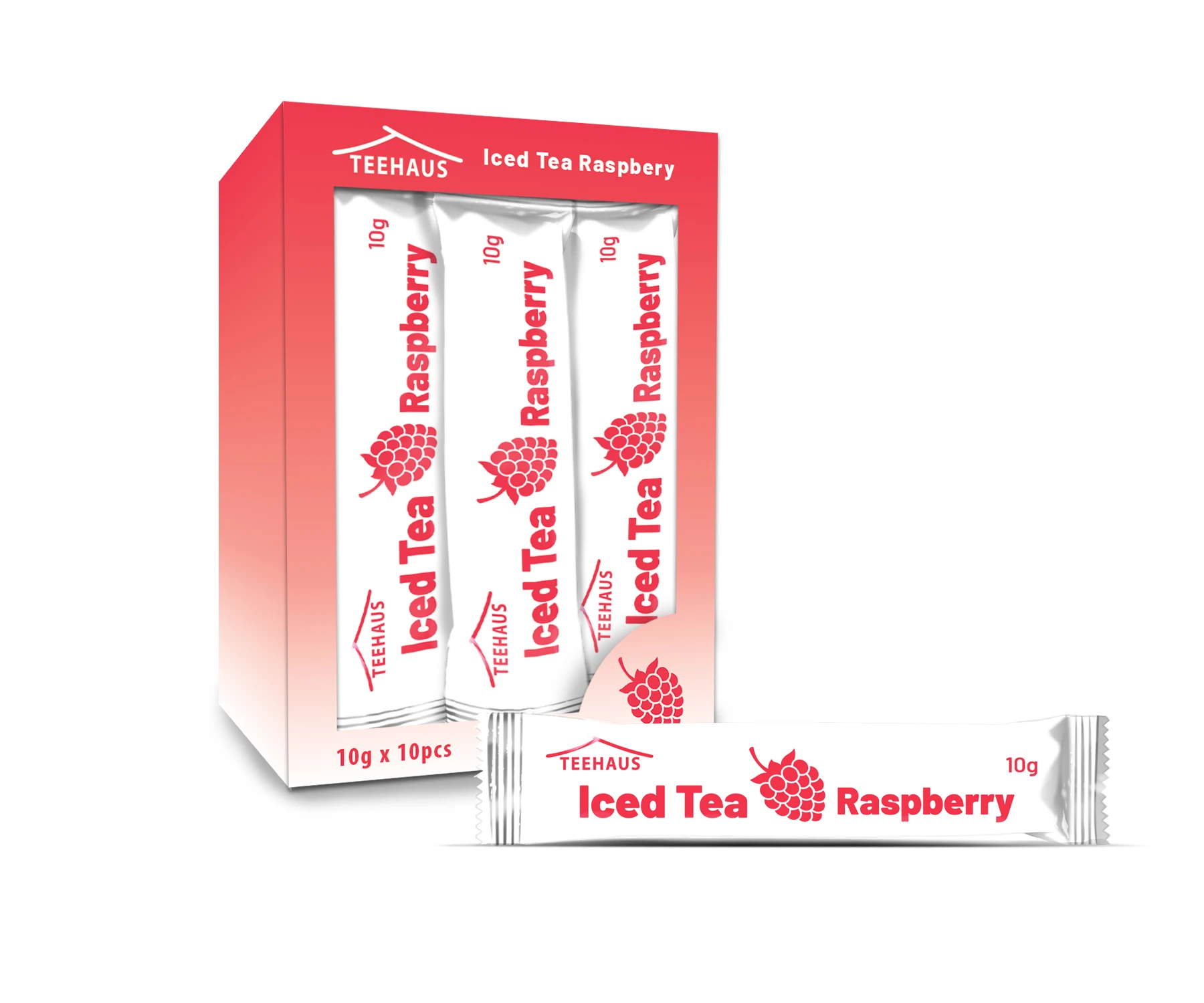 Ceylon Instant Tea Powder Iced Tea Premix Raspberry(15kg bulk & 10g sachets)