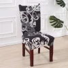 Chair Cover Soft Removable Dining Chair Slipcovers Stretch Dining Room Banquet Velvet Bag Plain Wedding Beach MAO Spandex Style