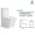 Import Cheap Africa Style  two piece bathroom Dual flushing washdown wc water clost toilet from China