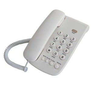 Cheap Basic Corded Telephone Set with Pulse / Tone Modes Switchable