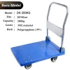 Cheap cargo folding hand hydraulic carrying tool four wheels goods trolley