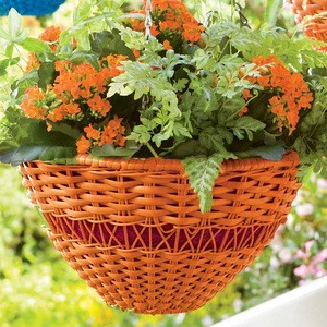 Cheap colorful wedding decoration hanging basket / hanging flower pot