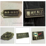 Cheap Custom Antique small metal name plate aluminum name plates printing