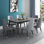 Cheap price simple rectangular table Italian style wood home wooden table