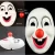 Import Cheap Red Nose Clown Mask Halloween Masquerade Dance Mask Clown Costume Party PVC mask from China