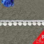 Cheerslife high quality beaded pom pom fringe trimming QH01126